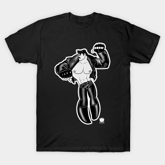 Leather Beef T-Shirt by BeefcakeBoss